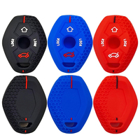 Housse de clé en silicone à 3 boutons pour E90 E60 E46, protection de clé à distance pour BMW