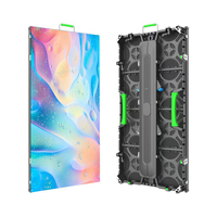 Écran LED d'extérieur à louer, armoire étanche, verrouillage rapide, affichage LED incurvé, haute luminosité pour spectacle sur scène