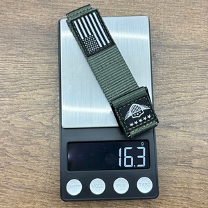 สายไนลอนยุทธวิธีที่ทนทานสำหรับนาฬิกาสปอร์ตขนาด 20 มม. สายไนลอนสำหรับผู้ชายพร้อมลายธงประดับดาว - Product Image 6