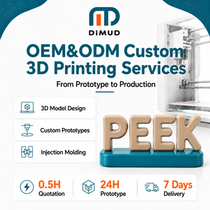 FDM High Temperature <b>3D</b> Printing High PEEK Aerospace Medical Engineering Parts Advanced Manufacturing Solutions - Product Image 1