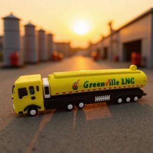 Regalos Promocionales con Logotipo Personalizado, Memoria USB con Forma de Gasolinera, Memoria USB con Forma de Camión Cisterna - Product Image 3