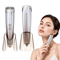 Masseur facial rechargeable K-Beauty en verre pour une peau éclatante, raffermissante et anti-âge, appareil de beauté rafraîchissant pour le lifting des yeux et du visage