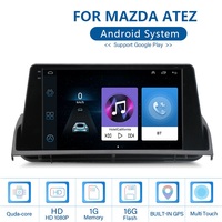 Reproductor de Audio para Auto Jiawell de 9 Pulgadas con Android, GPS, WIFI, Carplay, Pantalla Táctil Android Auto para Mazda 6 Mazda ATEZ 2014-2019