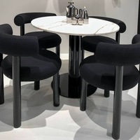 Chaises minimalistes modernes en métal pour salon de manucure Chaises de restaurant en velours Chaises de chambre à coucher Mobilier de designer