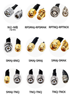 Câble coaxial RF à gain élevé personnalisé RPTNCJ vers RPTNCK IPEX UFL vers SMA femelle traversant, assemblage RG178, pigtail d'antenne