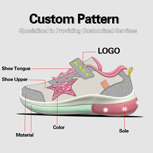 Aks Fabricant de chaussures Rocket Planet KIDS SNEAKERS Glowing Sneaker Chaussures pour enfants avec lumière Chaussures pour tout-petits garçons - Product Image 3