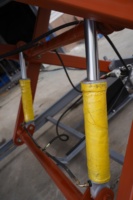 Plateforme élévatrice à ciseaux hydraulique fixe personnalisée pour quai de chargement, table élévatrice X-Lift 5 tonnes avec rampe d'extension