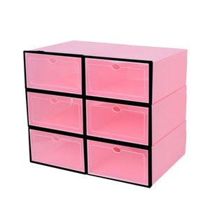 Personalizado claro <span class=keywords><strong>duro</strong></span> los hombres y las mujeres de embalaje de plástico de la caja de zapatos para la venta - Product Image 1