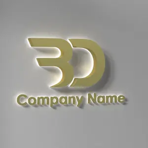 Segnaletica pubblicitaria Led Logo esterno personalizzato retro illuminato segno Business barbiere negozio di lettere canale retroilluminato
