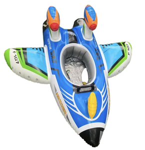 Flotador <span class=keywords><strong>de</strong></span> Piscina para Niños con Forma <span class=keywords><strong>de</strong></span> Avión Verde, Asiento Flotante <span class=keywords><strong>de</strong></span> PVC con Pistola <span class=keywords><strong>de</strong></span> Agua para Niños Pequeños, Diversión en la Playa y Natación - Product Image 4