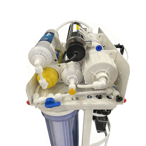 5 aşamalı gelişmiş altında lavabo ters <span class=keywords><strong>Osmosis</strong></span> su filtresi sistemi 75 GPD yüksek kapasiteli elektrikli Tankless kompakt arabalar RVs plastik - Product Image 1