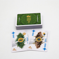 Cartes à jouer personnalisées de haute qualité, papier allemand à noyau noir, cartes de jeu classiques, cartes de poker en plastique de marque classique