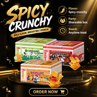 Vente en gros OEM de snacks pour fêtes, pack saveurs variées, croûtes de riz croustillantes Guoba, snack traditionnel chinois, marque de confiance