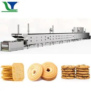 hard and soft biscuit forming equipment with electric baking tunnel oven Soda Cracker production line