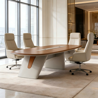 Table de conférence moderne en MDF de haute qualité pour hôtel, école, maison, bureau