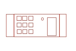 Carrito de Comida Moderno de Madera Echo, Barra de Aperitivos Portátil <span class=keywords><strong>para</strong></span> Servicios de <span class=keywords><strong>Catering</strong></span> en Exteriores, Hoteles y Parques con Diseño de Paneles de Madera - Product Image 4