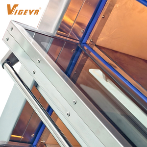 Four électrique commercial à <span class=keywords><strong>3</strong></span> étages et 6 plateaux avec modes vapeur/sans vapeur, convection à air forcé pour la cuisson du pain, le rôti de poulet, les biscuits - Product Image 5