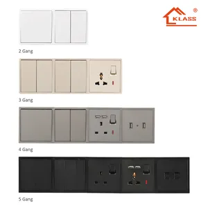 KLASS Superior Quality High performance Switch with Good Offer Power Electric Television wall socket Switch Socket For Indoor