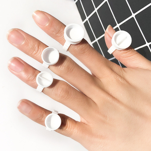 U-band <strong>Lash</strong> Holder Ring High Quality Plastic White Reusable <strong>Separator</strong> for Eyelash Extension Yixuan Brand Wholesale Machine Made - Product Image 1