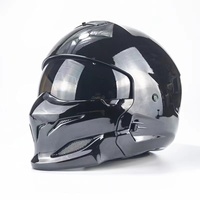 Casque de moto intégral rétro vintage personnalisé, prix d'usine en gros, casques de moto personnalisables