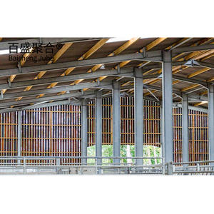 Nhà sản xuất ngành công nghiệp đúc sẵn hội thảo prefab Kết Cấu Thép trang trại lưu trữ kho kim loại Cấu trúc khung tòa nhà - Product Image 1