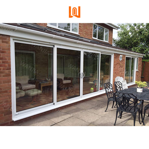 Livraison rapide, portes coulissantes modernes pour l'extérieur, patio, double vitrage, étanches, à rupture de pont thermique, en <span class=keywords><strong>PVC</strong></span> isolé - Product Image 2