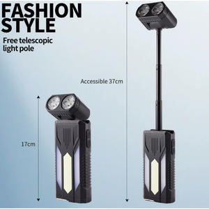 Lámpara Telescópica Multifuncional Ch 028 Recargable Magnética para Camping con Carga USB y Cabezal Ajustable - Product Image 3