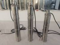 Pompe à vis 140M de hauteur de refoulement, débit 2m³/h, 48V DC 750W, pompe de puits profond DC pour l'irrigation et l'usage domestique