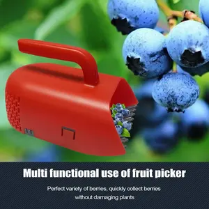 Portable Berry Picker Ergonomique Berry Pick Râteau Poignée En Plastique <span class=keywords><strong>Outil</strong></span> De Cueillette Blueberry Collection Harvester avec Poignée Ergonomique - Product Image 4