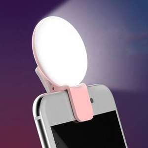 Lampe de Remplissage en Direct Rechargeable Mini Portable Selfie Anneau Lumineux Pour <span class=keywords><strong>Tel</strong></span> Selfie Portable Mini Led Bureau Anneau Lumineux pour Téléphone - Product Image 2