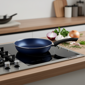 Poêle à frire RIESS 18 cm bleu cobalt avec surface de cuisson antiadhésive - Product Image 3