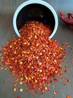 Flocons de piment séché de qualité alimentaire, transformés par procédé AD, pour la restauration et l'approvisionnement en transformation alimentaire