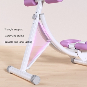 Máquina Abdominal Plegable, Equipo <span class=keywords><strong>de</strong></span> Ejercicio Abdominal Ajustable para Gimnasio en Casa, Fortalecimiento del <span class=keywords><strong>Core</strong></span> con Monitor LCD - Product Image 3