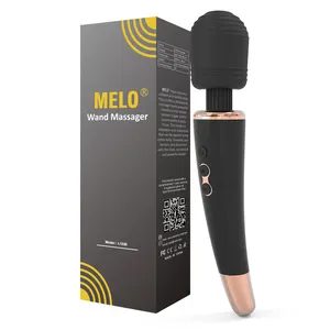 2021 MELO 원래 특허 초강력 마사지 진동기 여자 여성을위한 섹스 토이 juguete 성적 장난감 섹스 성인 지팡이 마사지 기계