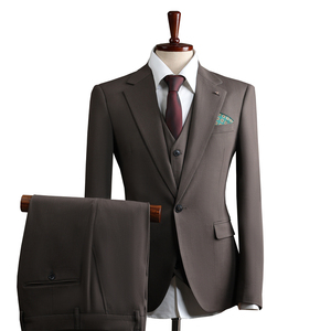 Costume de <span class=keywords><strong>mariage</strong></span> et d'affaires pour homme, 2 pièces, sur mesure, coupe ajustée, simple boutonnage, infroissable, 260g, viscose/polyester - Product Image 4