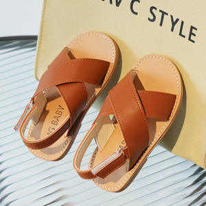 Sandales croisées pour enfants moyens et grands, mode été 2026, pour garçons et filles - Product Image 4