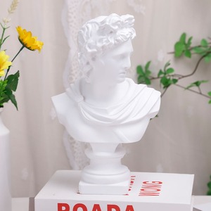 Redeco Nghệ Thuật Độc Đáo Bức Tượng <span class=keywords><strong>David</strong></span> Đơn Giản Hình Điêu Khắc Nhựa Trắng Nghệ Thuật Con Người Cơ Thể Bust Bức Tượng Cho Quà Tặng Trang Trí Nội Thất - Product Image 1