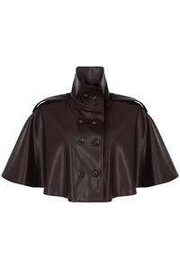 <span class=keywords><strong>Chaqueta</strong></span> Corta de PU sin Mangas con Doble Botonadura para <span class=keywords><strong>Mujer</strong></span>, Estilo Vintage, Nueva Moda - Product Image 6