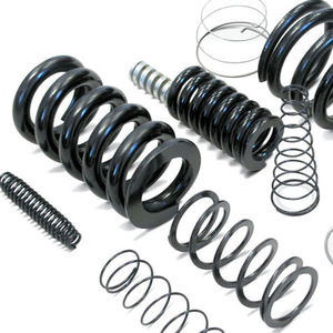 OEM kustom baja karbon ukuran besar 5MM Diameter kawat pegas kompresi kekuatan tinggi - Product Image 1