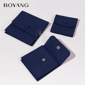 ถุงของขวัญใส่เครื่องประดับแบบสแนปขนาดเล็กพิมพ์ลายตามสั่ง Boyang ถุงบรรจุภัณฑ์เครื่องประดับไมโครไฟเบอร์อเนกประสงค์ - Product Image 4