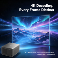 Proyektor Retro Full HD Native 1080P 4K 1500ANSI Smart WiFi 6 LED LCD untuk Film di Rumah, Hadiah Natal, Auto Focus, Keystone, Android 11