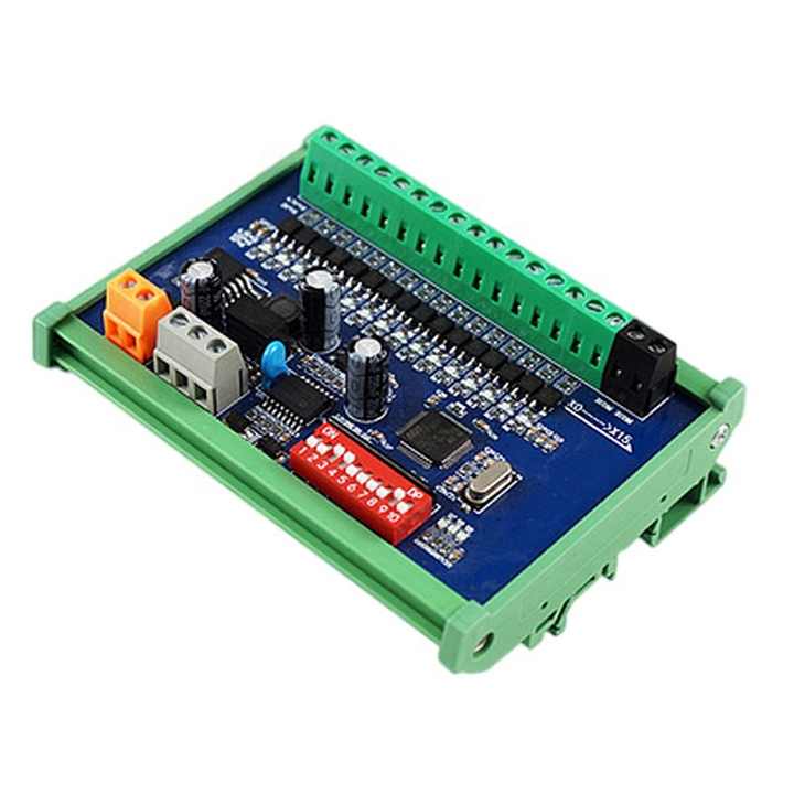 16-Channel RS485 Modbus RTU Communication Digital Input Module 24VDC ...
