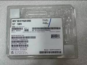 Intel D7-P5520 7,68 To U.2 NVMe PCIe Gen4 2,5 pouces SSD interne en boîtier métallique pour serveur SSDPF2KX076T1N1 - Product Image 1
