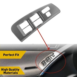 Toyota Matrix 74232-01030 için gümüş ön sol sürücü yan pencere anahtarı paneli çerçeve pencere anahtarı kol dayama - Product Image 4