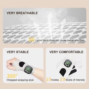EMS Tendon Sheath Wrist Guard Massager Smart Massage Home <b>Universal</b> Hand USB Rechargeable Musical Function - Product Image 4