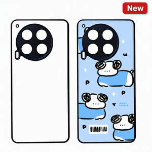Coque de téléphone vierge anti-chute par sublimation pour iPhone 16 15 14 <span class=keywords><strong>Pro</strong></span> <span class=keywords><strong>Max</strong></span>, hybride 2-en-1 TPU PC, personnalisable, pour impression DIY - Product Image 1