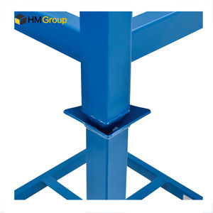 חומרי מחסן טיפול בד אחסון קל להרכיב מתלה נייד - Product Image 5