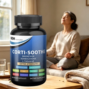Capsules de Glycinate de Magnésium, Ashwagandha et L-Théanine – Faible MOQ, Production Rapide et Délai de Livraison Courte – Conforme aux Normes Mondiales des Compléments Alimentaires - Product Image 1