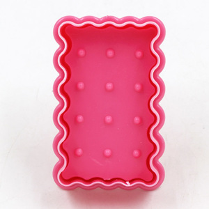 4 cái/bộ teacup ấm trà đồng hồ báo thức hình dạng 3D Biscuit pit tông khuôn fondant Cookie tem và cắt - Product Image 3