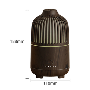 Wholesale 500ml Home Wood Particle Aroma <b>Diffuser</b> Ultrasonic Luminescent Essential <b>Oil</b> <b>Diffuser</b> CE RoHS USB Power Supply - Product Image 3